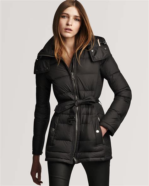 burberry puffer coat with belt|women's burberry puffer coat sale.